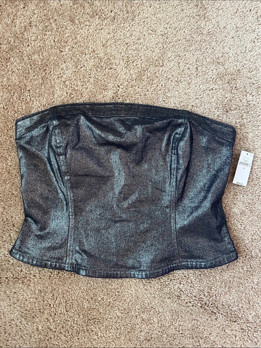 NWT GAP Shimmer Strapless Corset Top